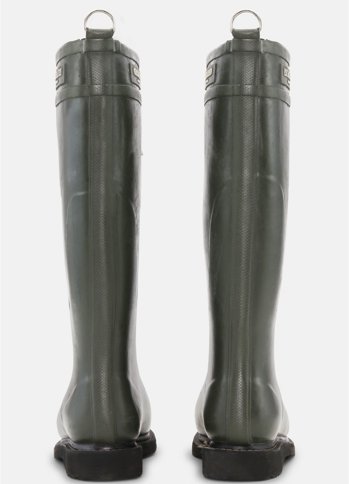 RUBBER BOOT KNEE HIGH ARMY