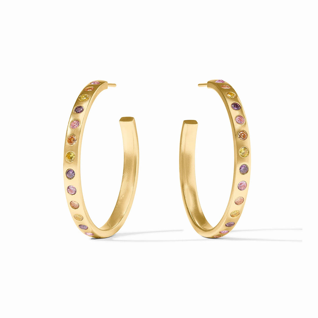 EARRING RAINBOW HOOP
