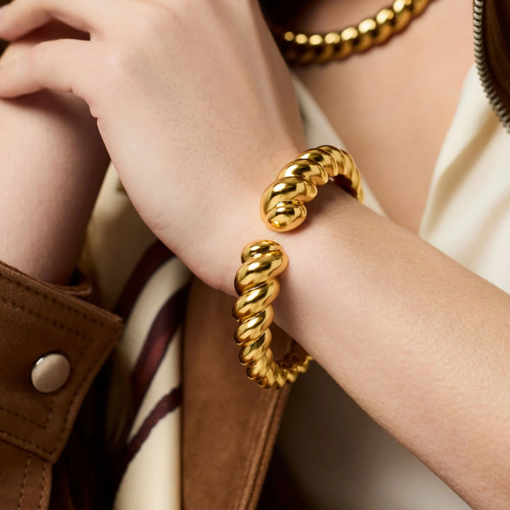 BRACELET CUFF RAVELLO GOLD