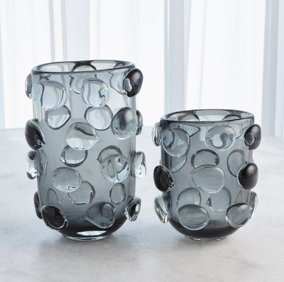 VASE BUBBLES GREY (Available in 2 Sizes)