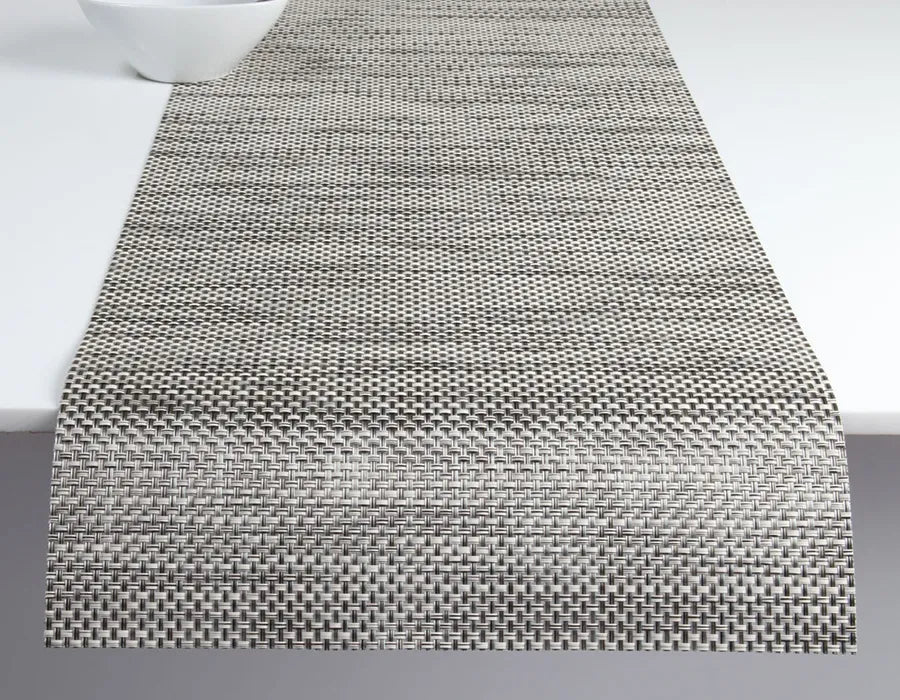 TABLE RUNNER BASKETWEAVE OYSTER #67146
