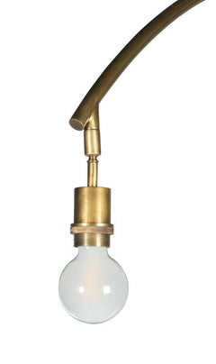 HALO DOUBLE 30" SHALLOW SHADE ARC FLOOR LAMP