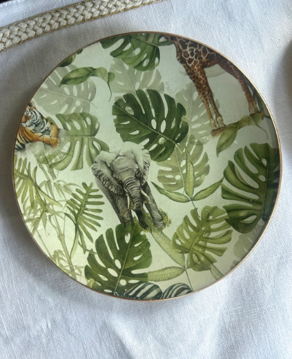 PLATE SAFARI ROUND (2 SIZES)