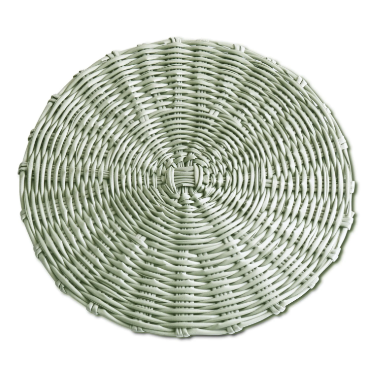 PLACEMAT FAUX WICKER