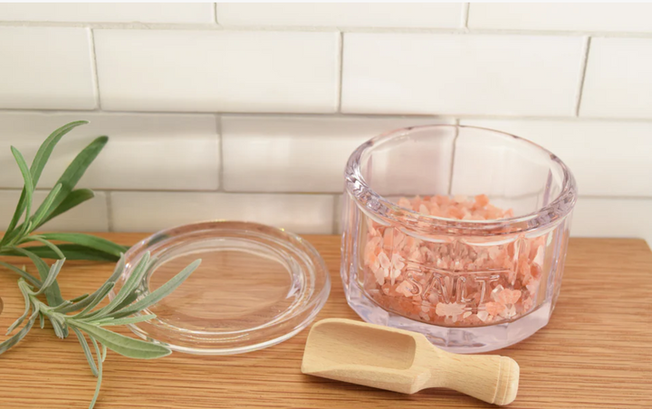 SALT POT WITH SCOOP #77104