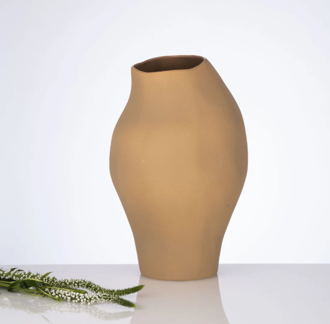 VASE MOSCO LIGHT BROWN