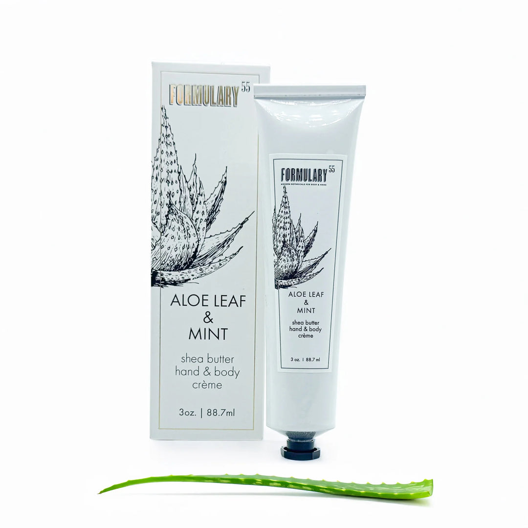HAND & BODY CREAM TUBE (ALOE LEAF & MINT)