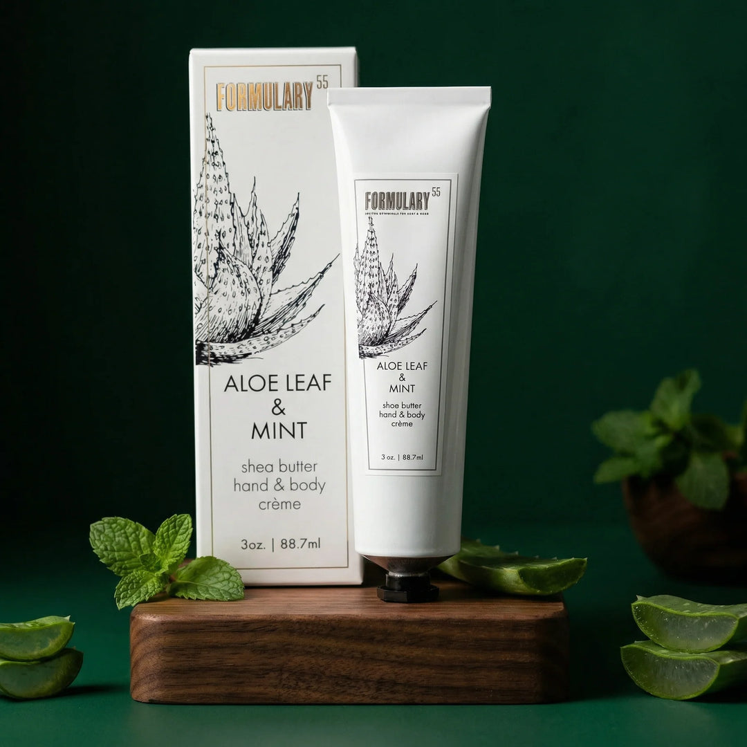 HAND & BODY CREAM TUBE (ALOE LEAF & MINT)