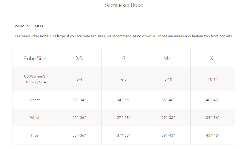 SEERSUCKER ROBE COLLECTION