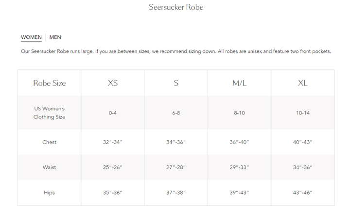 SEERSUCKER ROBE COLLECTION