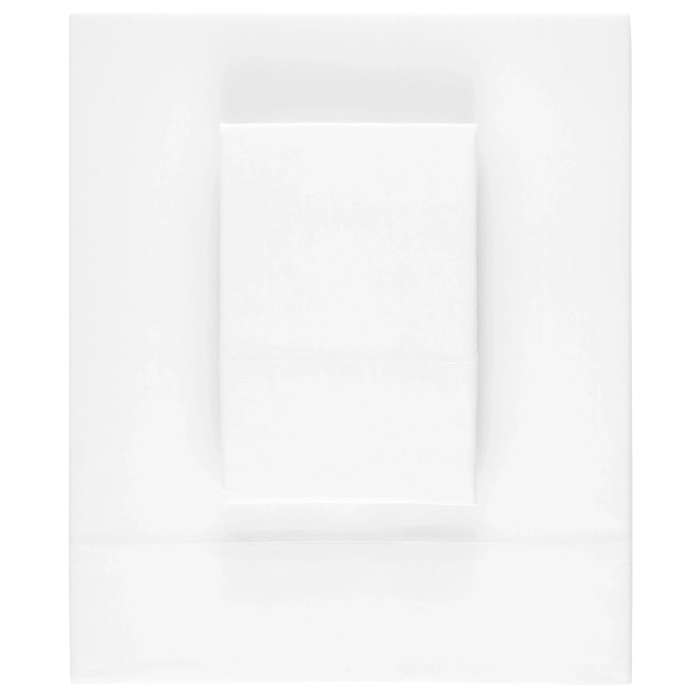 SHEET SET SILKEN SOLID WHITE (Available in 2 Sizes)