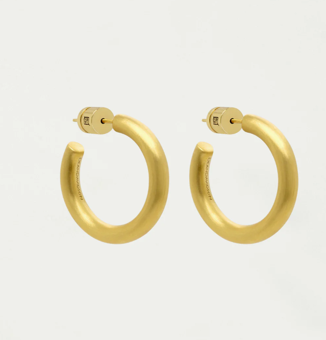 EARRINGS DUNE HOOPS GOLD MINI