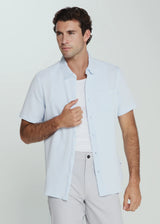 SHIRT KEATON SHORT SLEEVE STEEL GREY