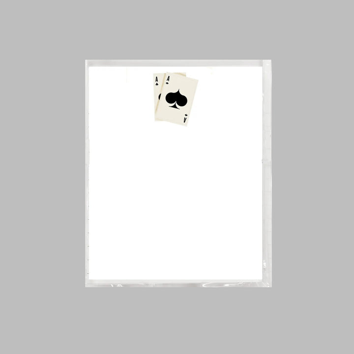 NOTEPAD ACES WITH TRAY