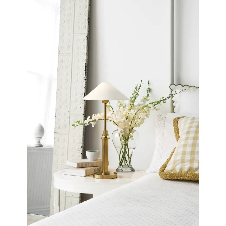 BUFFET LAMP HARGETT ANTIQUE BRASS