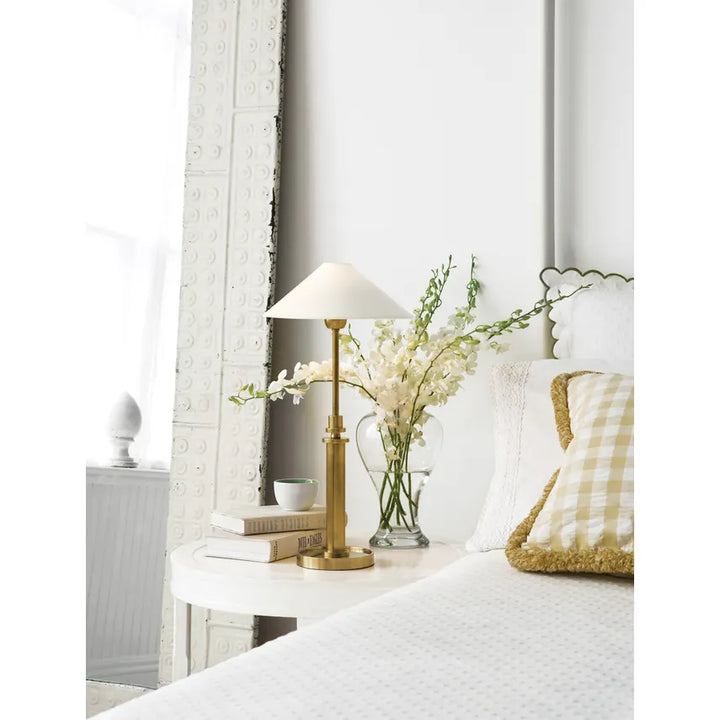 BUFFET LAMP HARGETT ANTIQUE BRASS