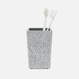BATH COLLECTION SILVER/WHITE LACQUERED EGGSHELL