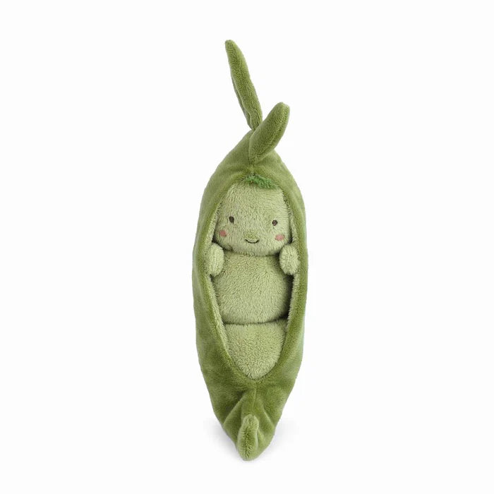 TOY PLUSH PEA POD