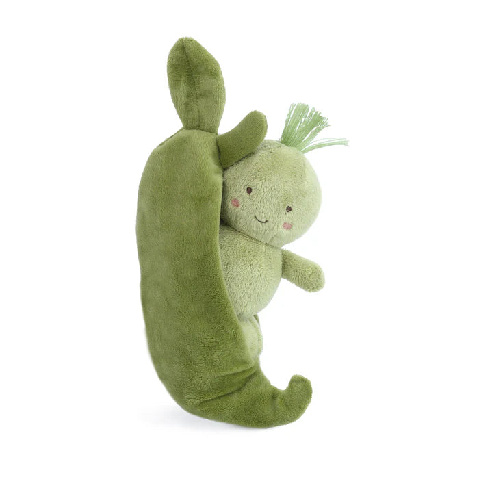 TOY PLUSH PEA POD