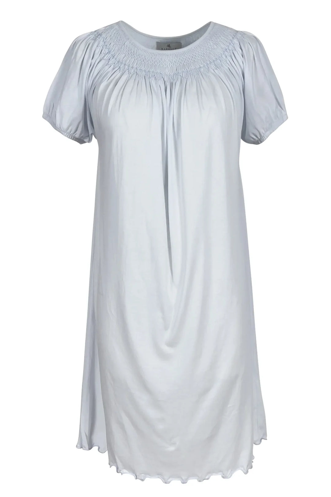 GOWN SUZANNE SHORT SMOCK GOWN BLUE