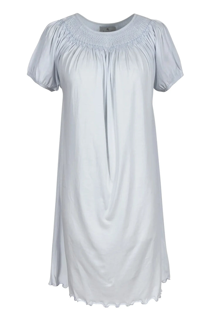 GOWN SUZANNE SHORT SMOCK GOWN BLUE