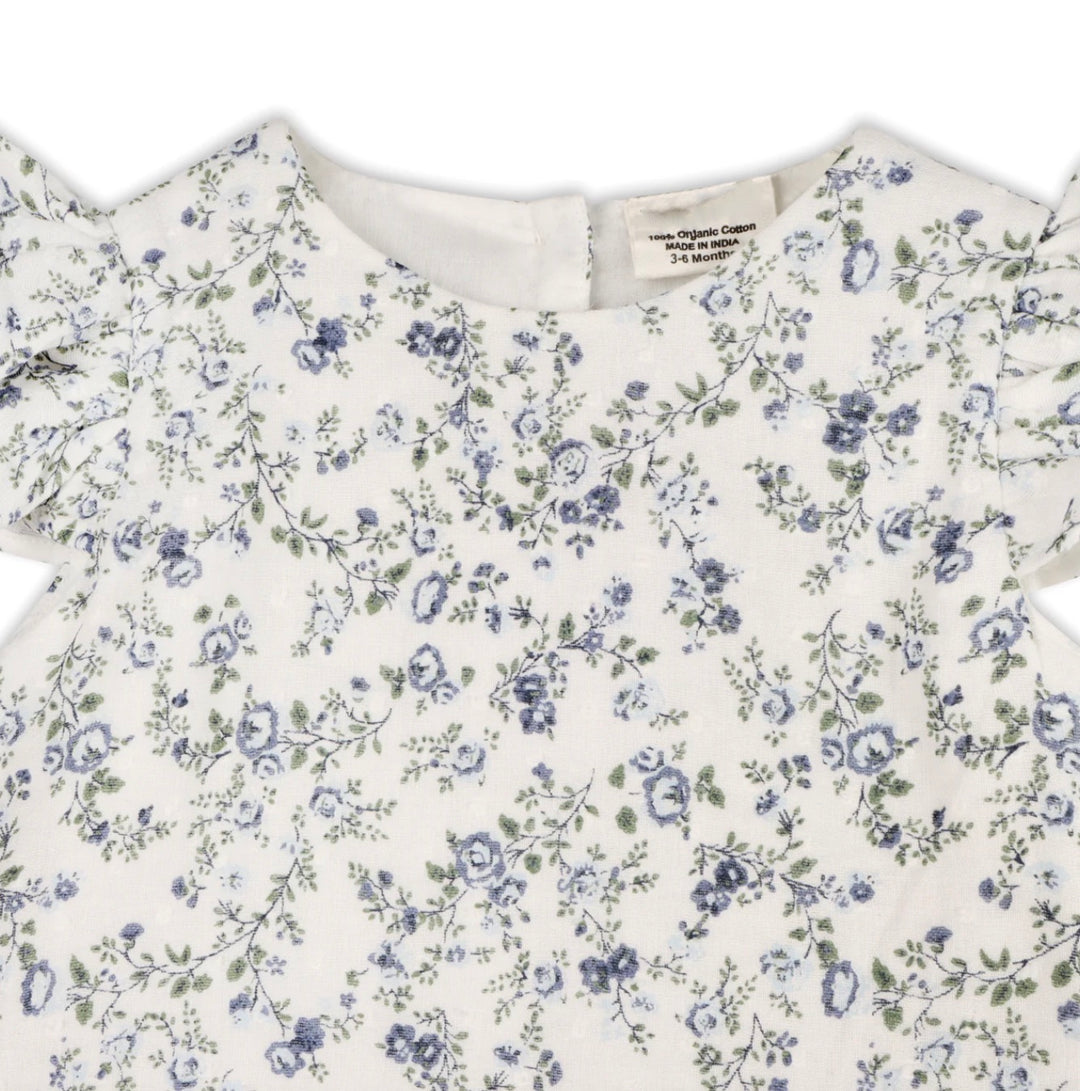 S/2 BLOUSE+BLOOMER NAVY DITSY FLORAL