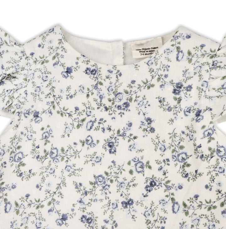 S/2 BLOUSE+BLOOMER NAVY DITSY FLORAL