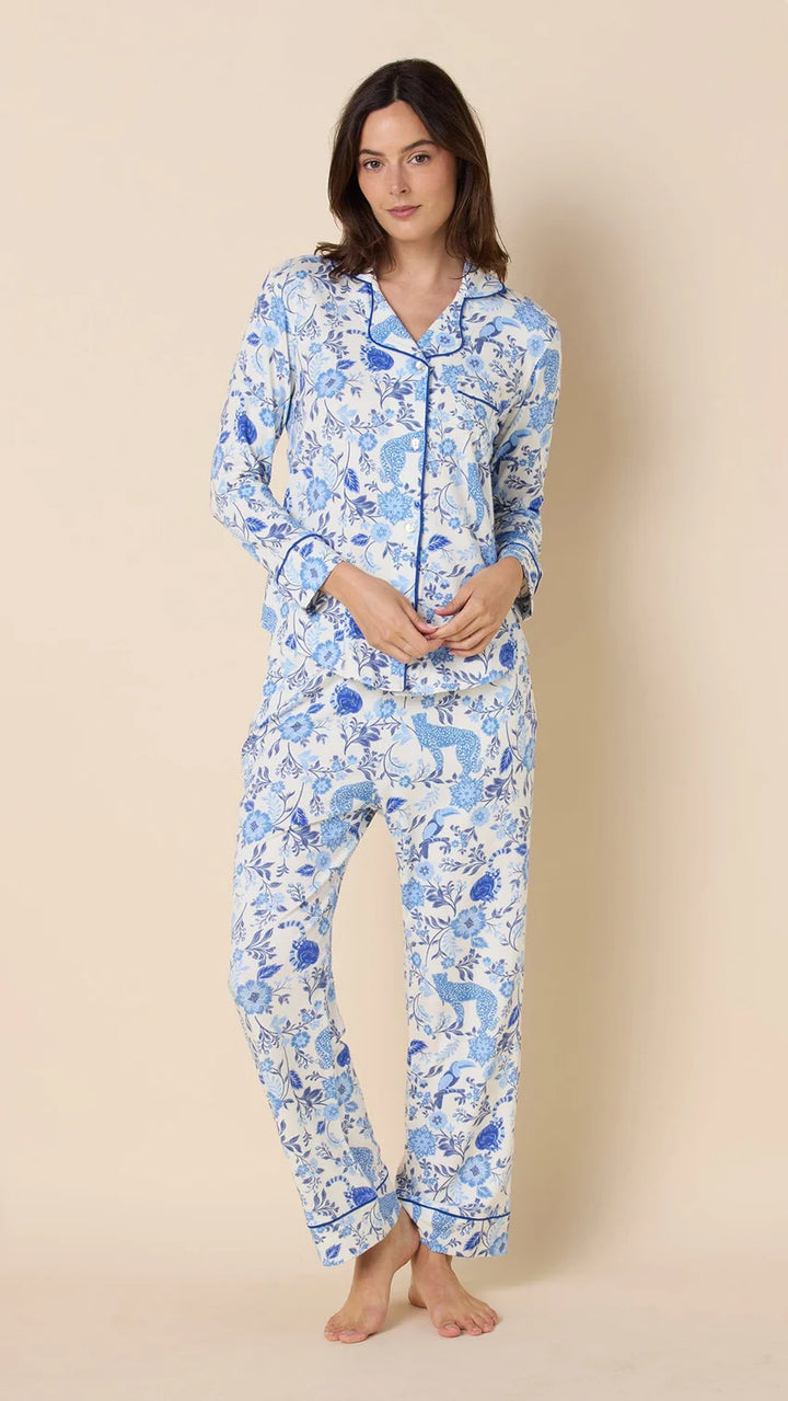 PAJAMA SET LONG SAVANNAH SOIREE PIMA KNIT