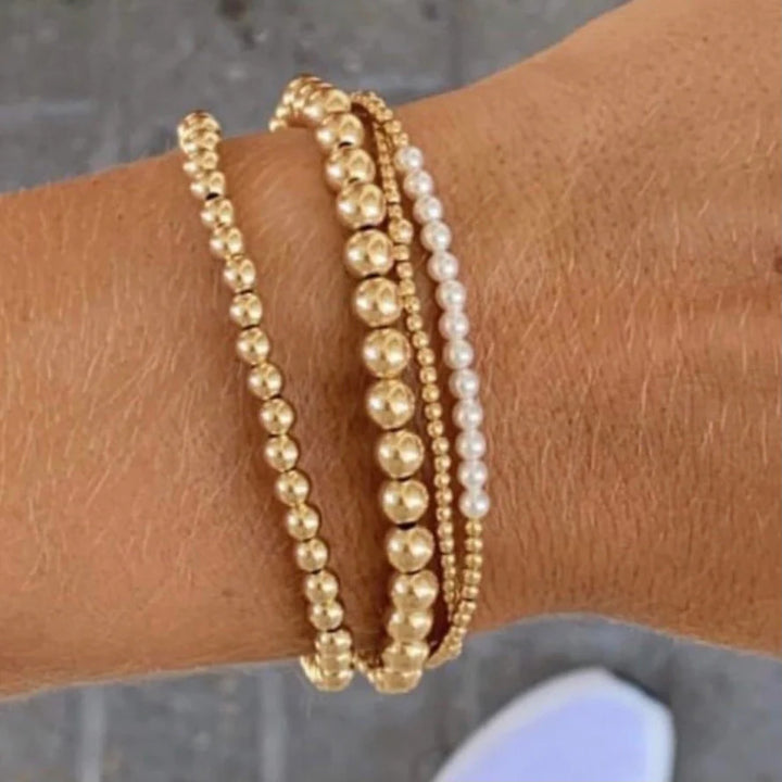BRACELET GOLD BLISS PERAL 3MM