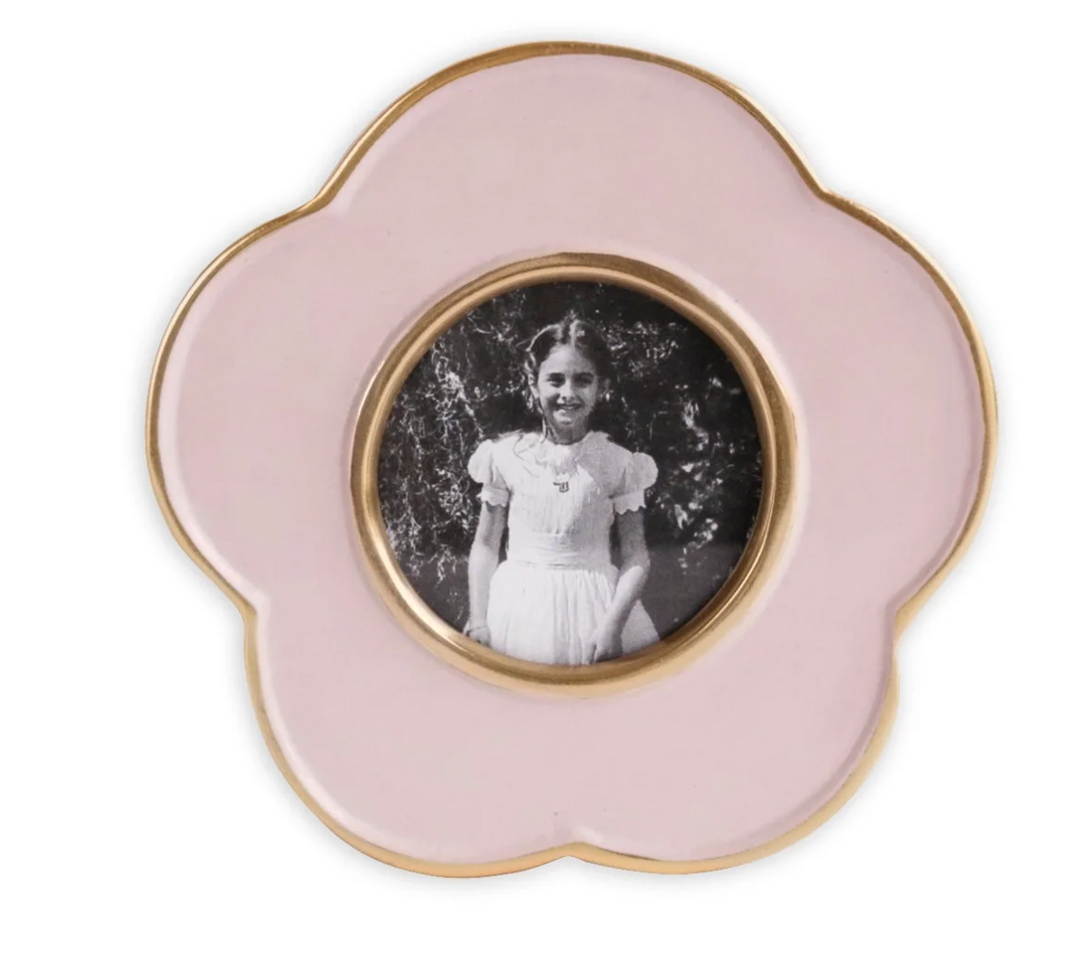 FRAME PHOTO FLORAL PINK 2"
