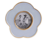 FRAME PHOTO FLORAL PERIWINKLE 2"