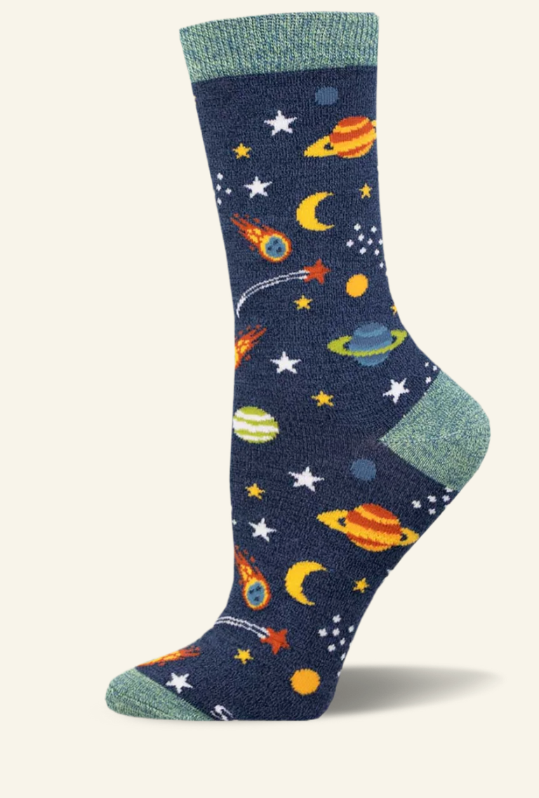 SOCKS REACH FOR THE STARS NAVY HEATHER