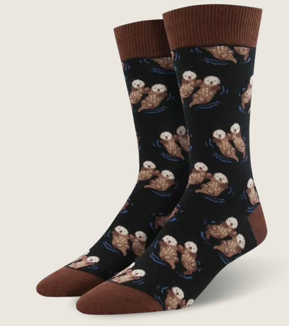 SOCKS SIGNIFICANT OTTER BLACK