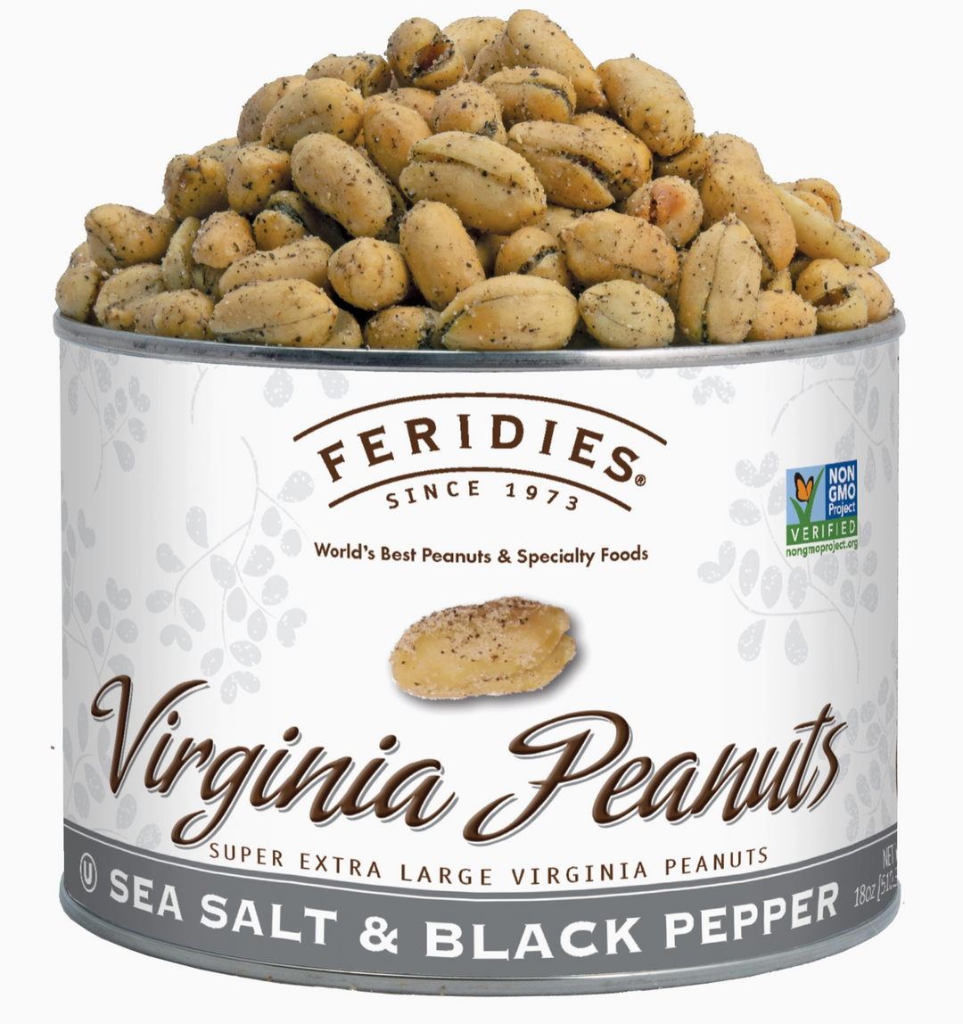 PEANUTS SEA SALT & BLACK PEPPER 18oz