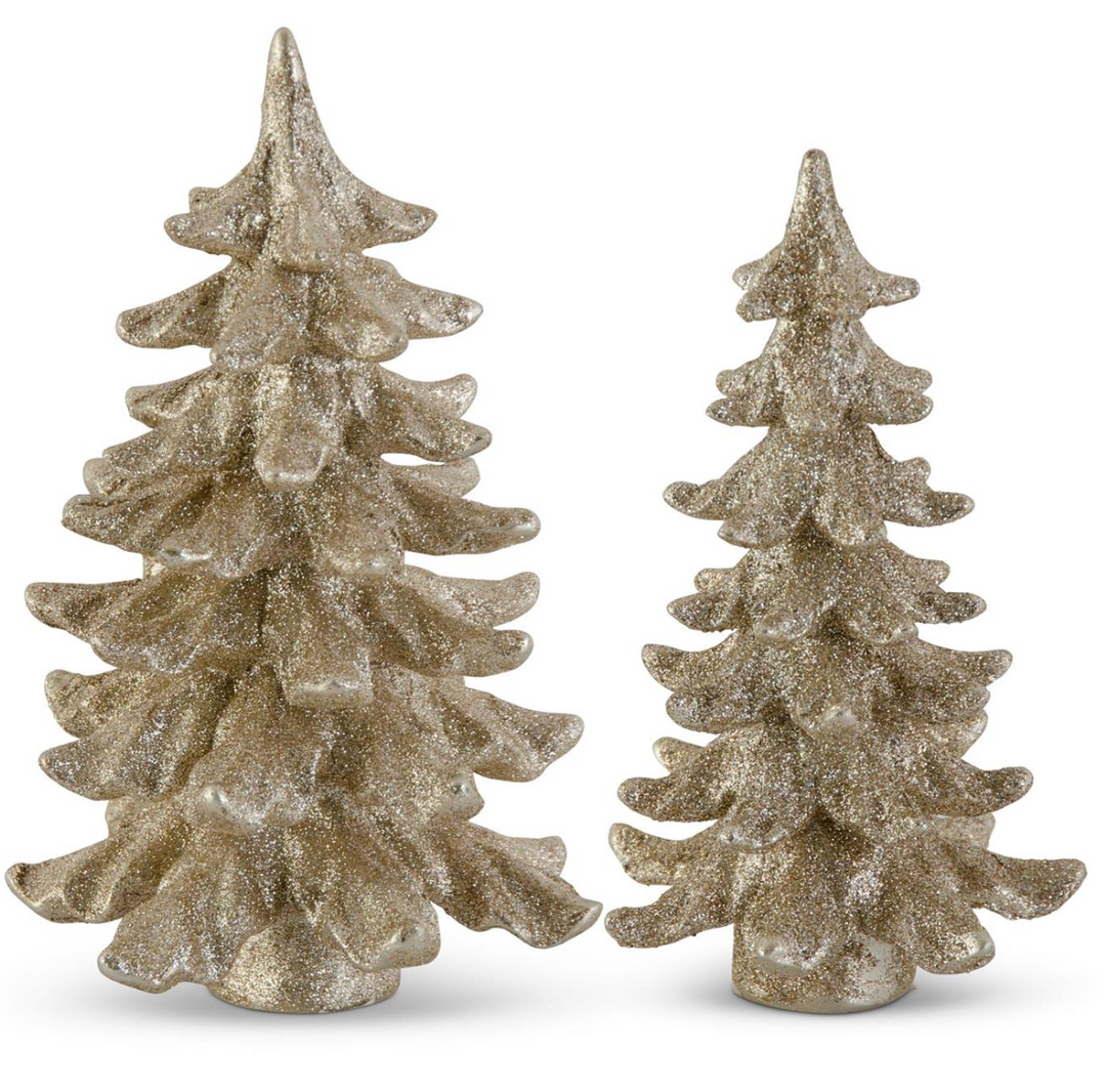 TREE RESIN GOLD GLITTER