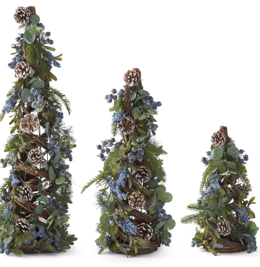 TREE PINECONE & BLUE BERRY