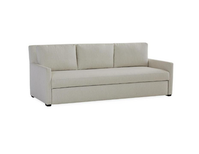 SOFA/DAYBED QUEEN CONVERTIBLE IN CRYPTON MAX CREAM FABRIC