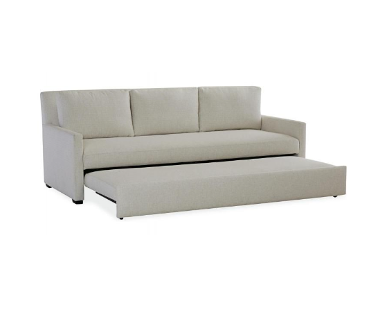 SOFA/DAYBED QUEEN CONVERTIBLE IN CRYPTON MAX CREAM FABRIC