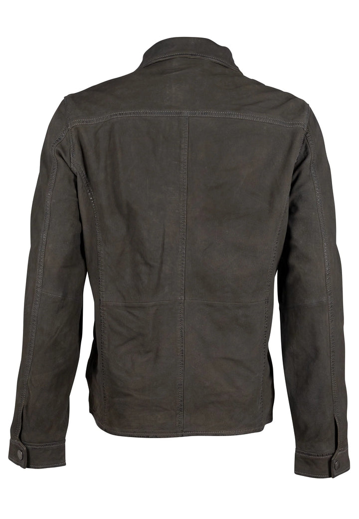 JACKET MEN'S LEATHER SEDRO UF KHAKI