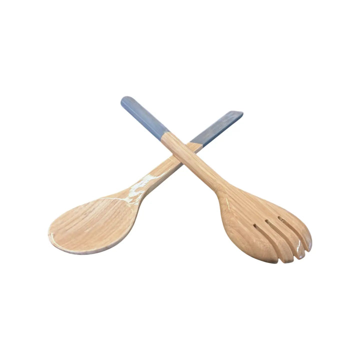 SERVER SET BAMBOO DOVE BLUE