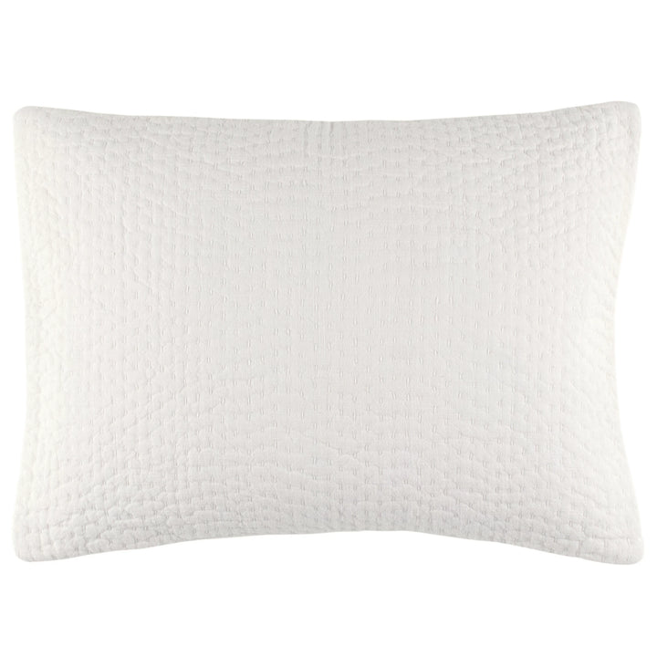 SHAM QUILTED DOVE WHITE
