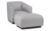 CHAIR SWIVEL & OTTOMAN SIA IN CAPRI STONE