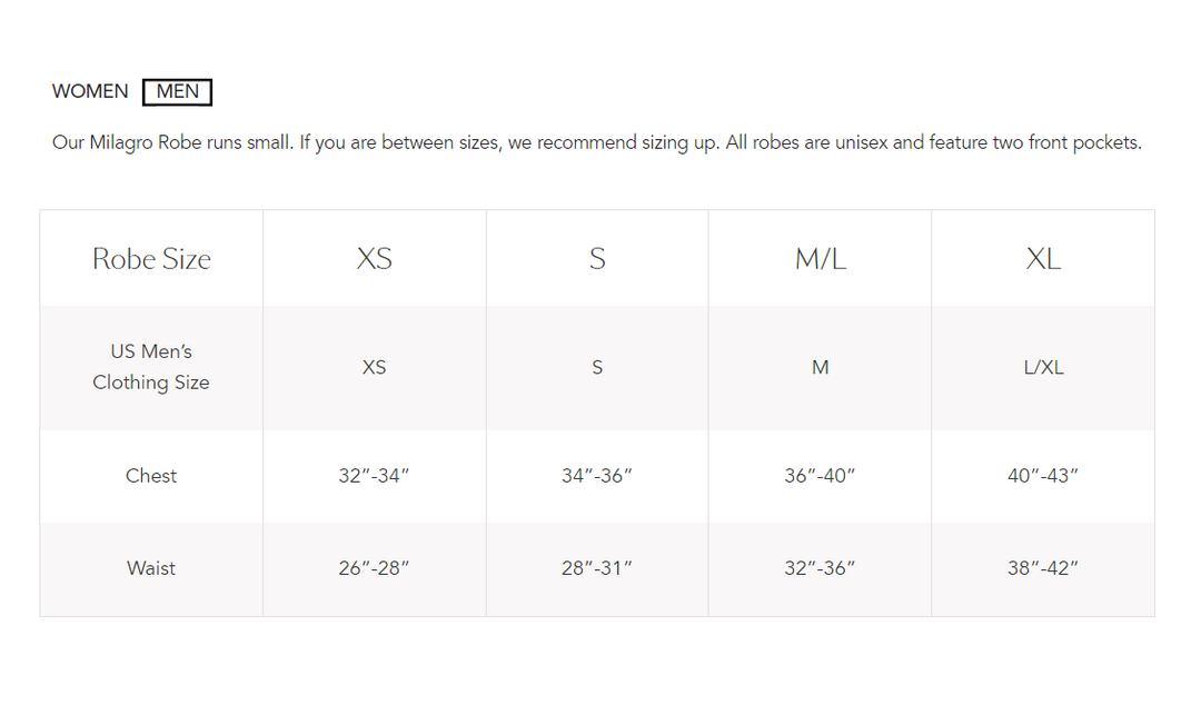 MILAGRO ROBE COLLECTION