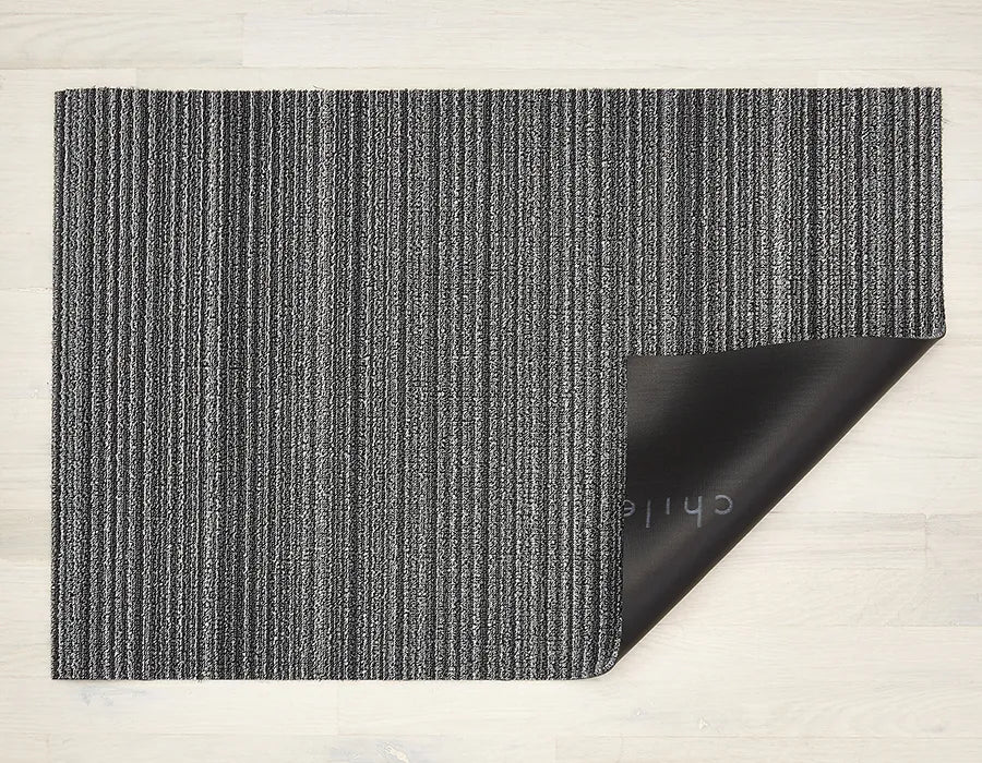 CHILEWICH FLOORMAT SKINNY STRIPE SHAG SHADOW (Available in Sizes)