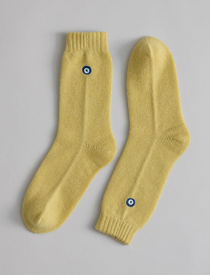 SLEEPING SOCKS EVIL EYE
