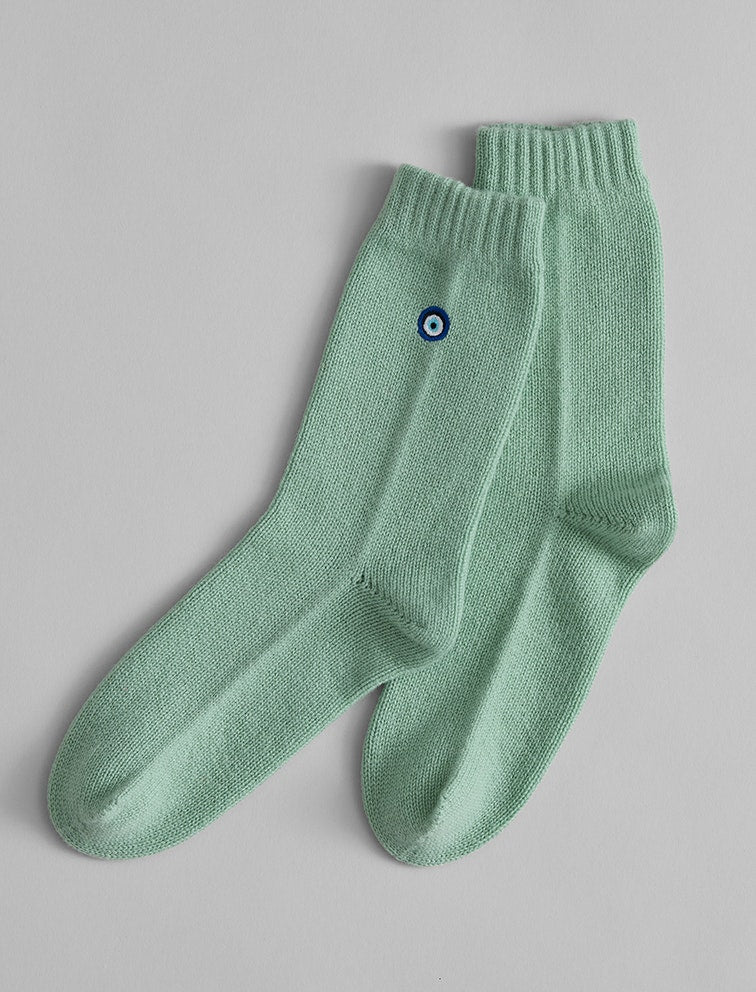 SLEEPING SOCKS EVIL EYE