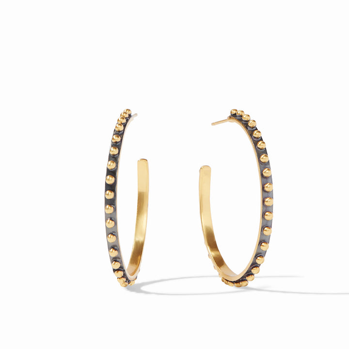 EARRING SOHO HOOP MIXED METAL