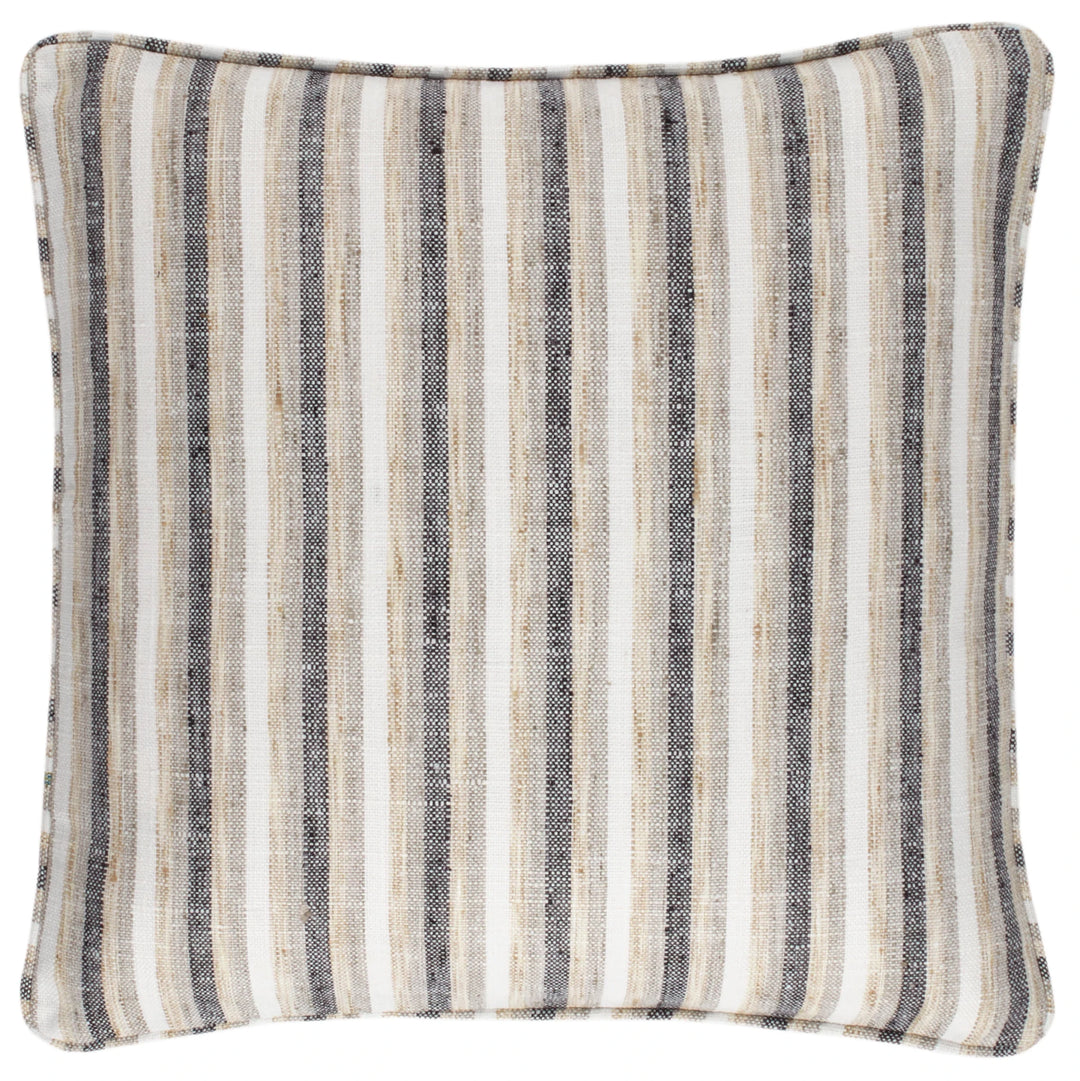 PILLOW  NATURAL GREY STRIPE (NRD)