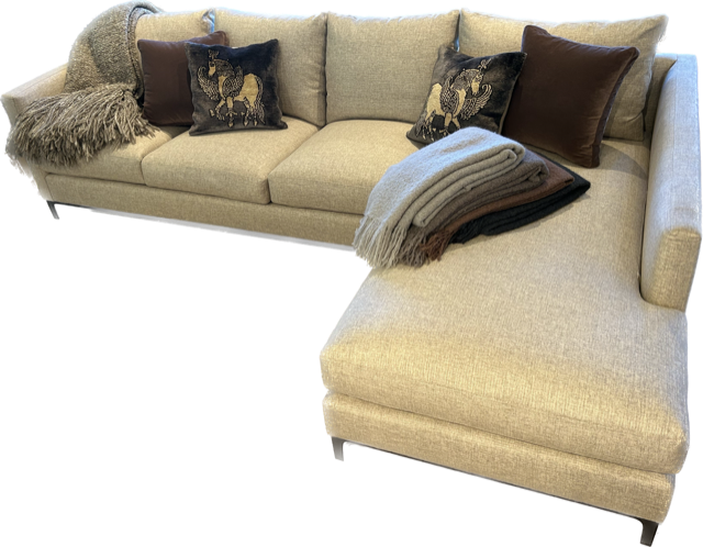 SECTIONAL 2PC JAX IN SOCIAL LINEN #62548