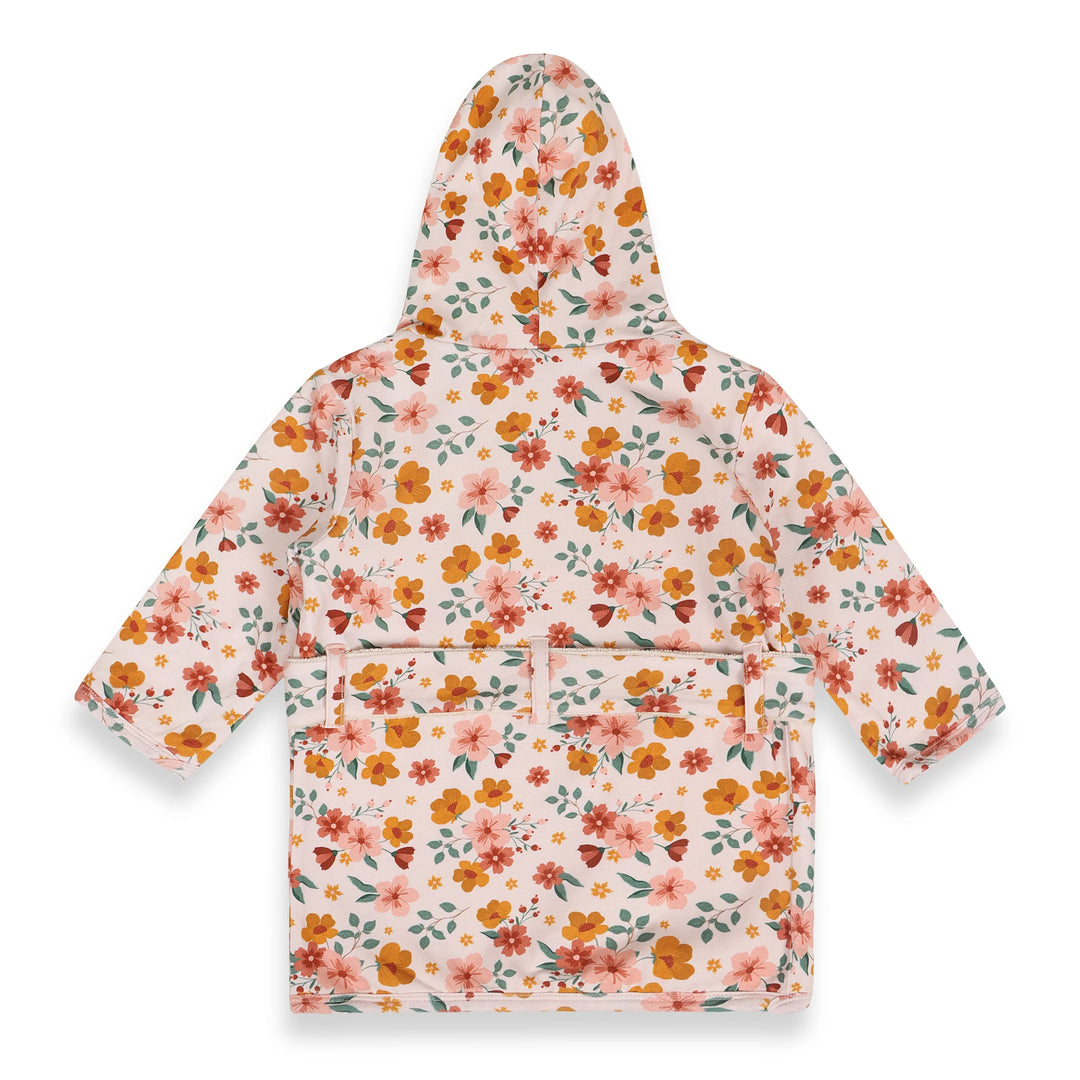 BATHROBE SUMMER FLORAL HOODED